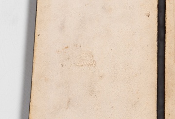 Two Dutch Royal Delft Polychrome Cloisonne Marabou (Egyptian Stork) Tiles