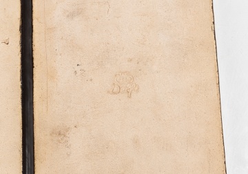 Two Dutch Royal Delft Polychrome Cloisonne Marabou (Egyptian Stork) Tiles