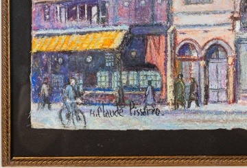 Hugues Claude Pissarro (French, b. 1935) L'amour Moulin Rouge, Paris, France