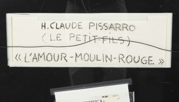 Hugues Claude Pissarro (French, b. 1935) L'amour Moulin Rouge, Paris, France