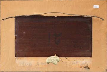 Otto Karl Heinrich Fritz Fedder (German, 1873-1918) Horse and Buggy Winter Scene