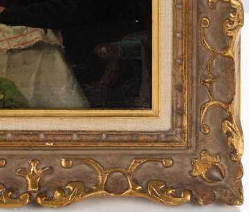 Louis Charles Moeller (American, 1855-1930) Portrait of a Gentleman Toasting