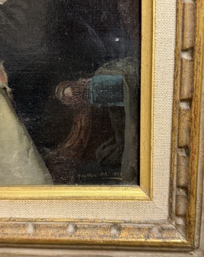 Louis Charles Moeller (American, 1855-1930) Portrait of a Gentleman Toasting