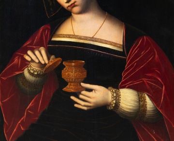 Mary magdalene アマンディーヌベレー フランボワーズ Saint Mary Magdalene borne by Angels | Art UK