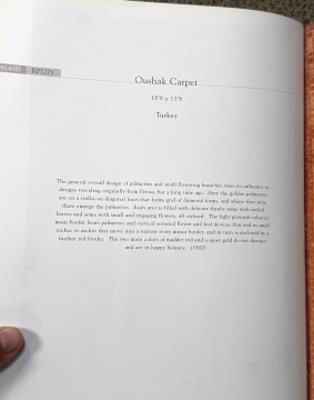 Antique Oushak Oriental Rug