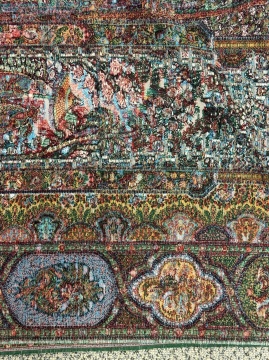 Indo-Perisan Fine Silk Embroidery