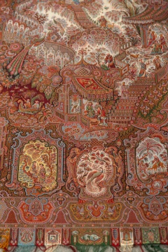 Indo-Perisan Fine Silk Embroidery
