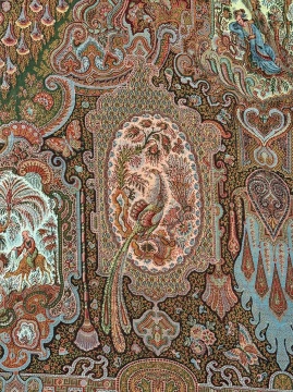 Indo-Perisan Fine Silk Embroidery