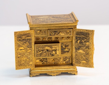 An Impressive Komai Style Cabinet