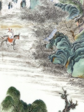 Chinese Famille Rose Porcelain Plaques, Qianlong Period (1736-1795)