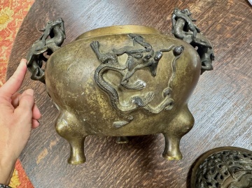 Chinese Bronze Censor