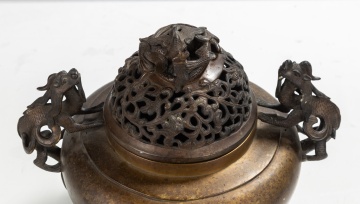 Chinese Bronze Censor