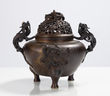 Chinese Bronze Censor