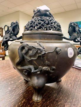 Chinese Bronze Censor