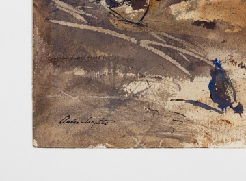 Andrew Wyeth (American, 1917-2009) "Adam and His Wagon, 1940"