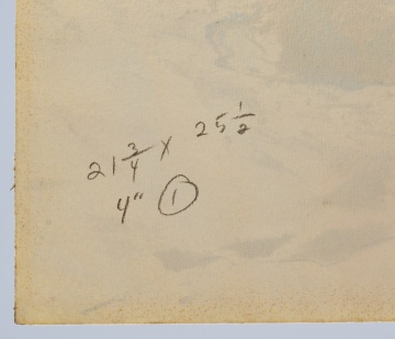 Andrew Wyeth (American, 1917-2009) "Adam and His Wagon, 1940"