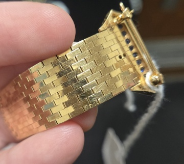 Cartier Diamond & Sapphire Buckle Brooch