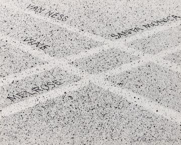 Ed Ruscha (American, b. 1937) Van Ness, Santa Monica, Vine, Melrose