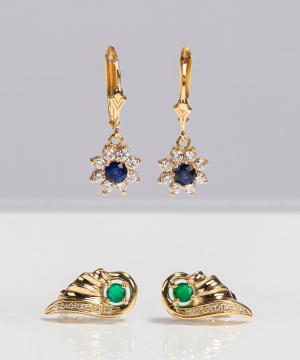 Two Pairs of Earrings