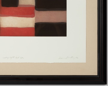 Sean Scully (American/Irish, b. 1945) "Wall of Light Red Grey, 2002"