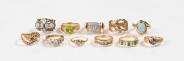 Gold & Gemstone Rings