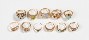 Gold & Gemstone Rings