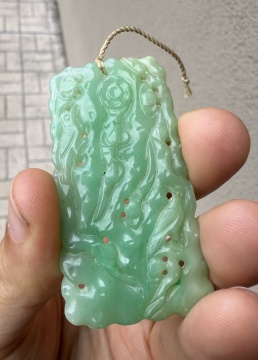 14K Gold & Jade Cufflinks, Earrings, & Pendants