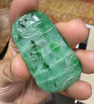 14K Gold & Jade Cufflinks, Earrings, & Pendants