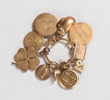 14K Gold Key Ring Charms