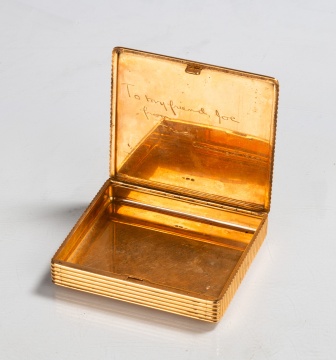 14K Gold Novelty Box / Cigarette Case