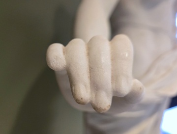 Antonio Frilli (Italian, 1860-1902) Sculpture of a Woman with Pedestal