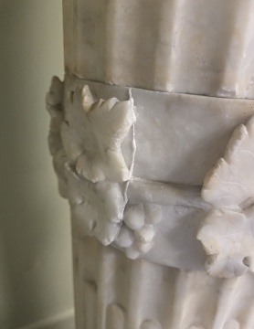 Antonio Frilli (Italian, 1860-1902) Sculpture of a Woman with Pedestal