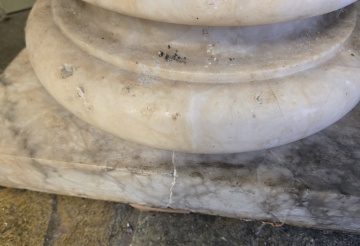 Antonio Frilli (Italian, 1860-1902) Sculpture of a Woman with Pedestal