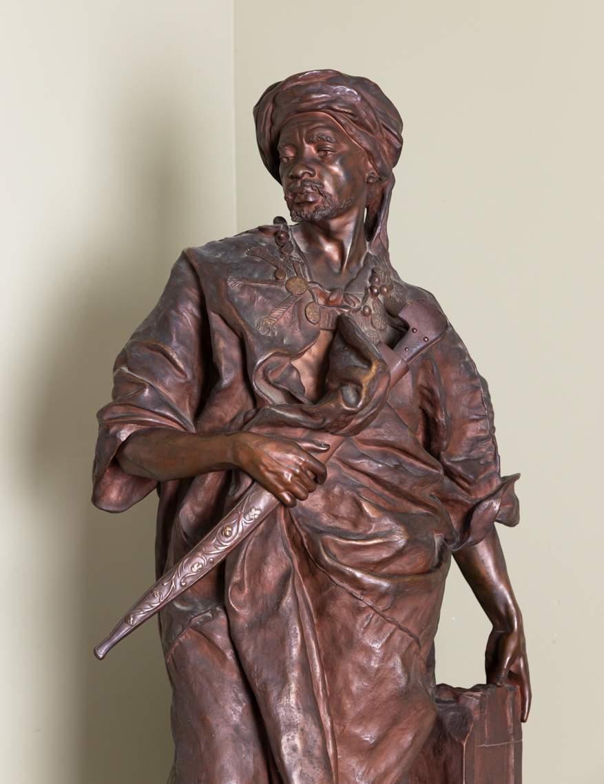 Gaston Veuvenot Leroux (French, 1854-1942) Guerrier Arabe (Arab Warrior ...