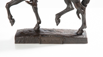 Emmanuel Fremiet (French, 1824-1910) "La Saint Hubert, 1520"