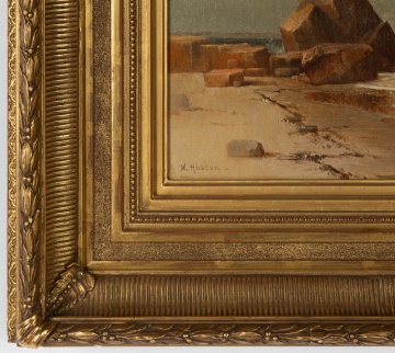 William Huston (American, 1832-1920) Seascape