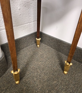 Classical Empire Style Pedestal with Swans