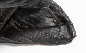 Maximilien-Louis Fiot (1886-1953) Sculpture Group of Birds