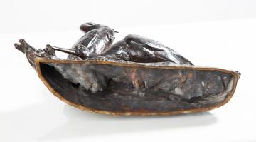 Maximilien-Louis Fiot (1886-1953) Sculpture Group of Birds