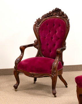 John Henry Belter Rosalie Arm Chair & Side Chairs