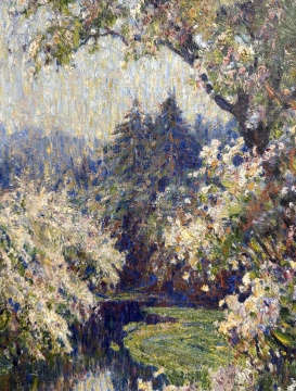 John J. Inglis (American/Irish, 1867-1946) Spring Blossoms, 1918