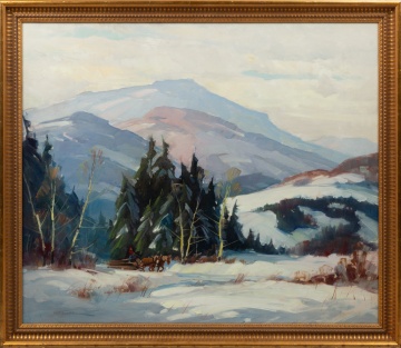 Walter Thomas Sacks (American, 1901-1961) Winter Landscape