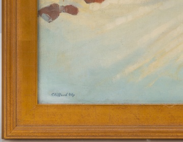 Clifford Ulp (American, 1885-1957) Winter Landscape, Western New York