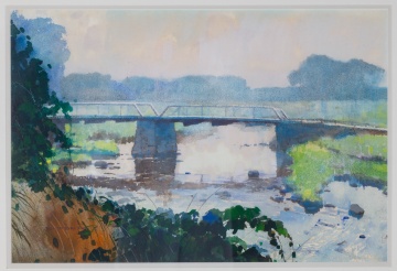 Roy Mason (American, 1886-1972) "Back Country Bridge"