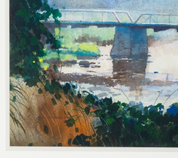 Roy Mason (American, 1886-1972) "Back Country Bridge"