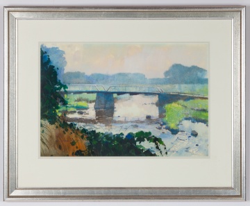 Roy Mason (American, 1886-1972) "Back Country Bridge"