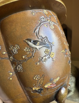 Japanese Mixed Metal Jardiniere