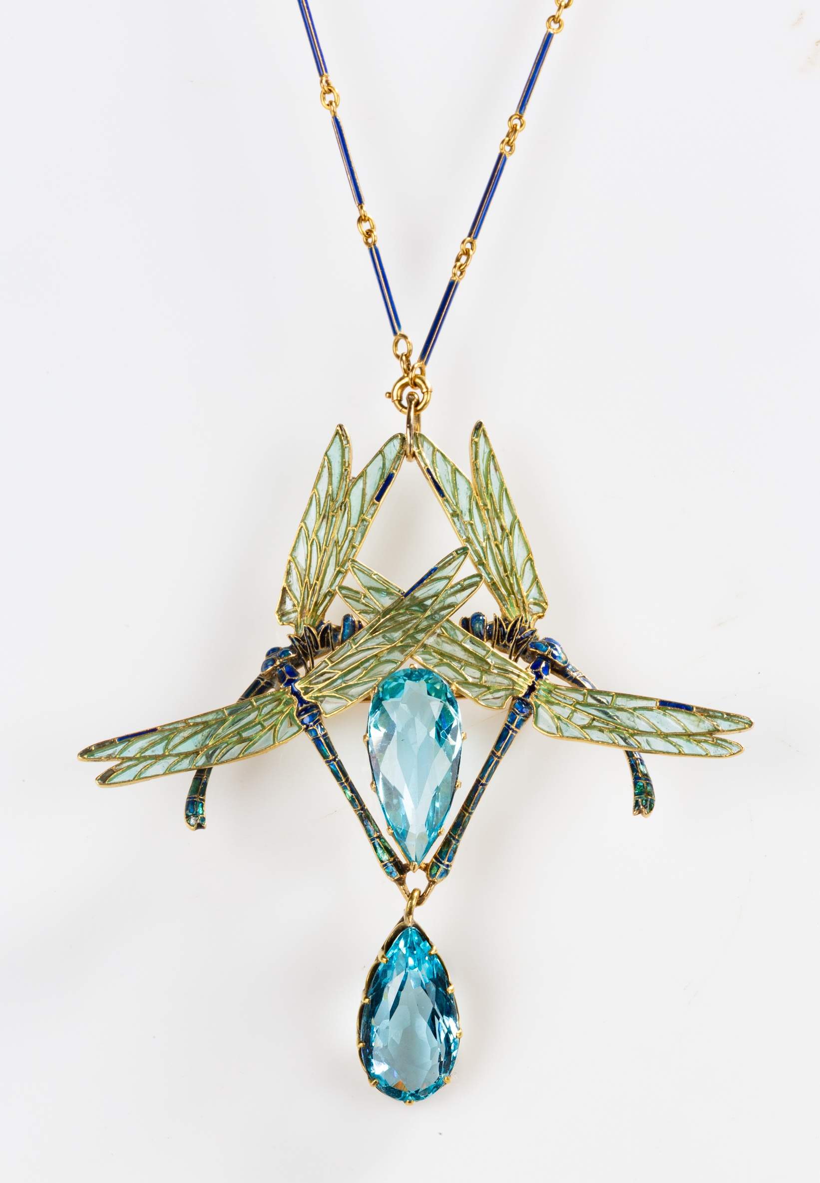Fine & Rare Rene Lalique, Four Dragonflies (Quatre Libellules