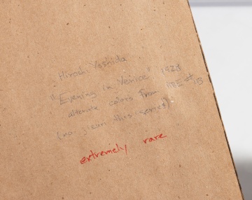 Hiroshi Yoshida (Japanese, 1876-1950) "Evening in Venice"