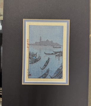 Hiroshi Yoshida (Japanese, 1876-1950) "Evening in Venice"